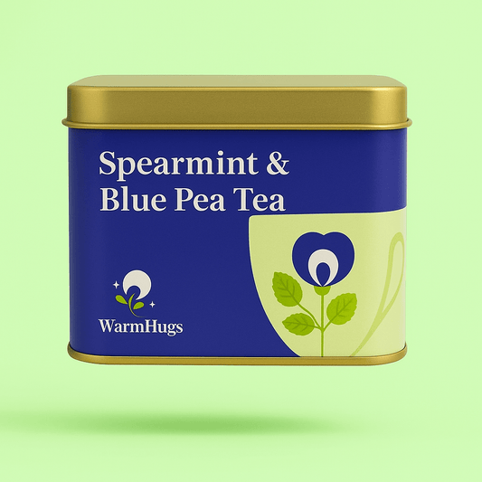 Spearmint Blue Tea – Refreshing Detox Herbal Tisane Blend | WarmHugs - WarmHugs