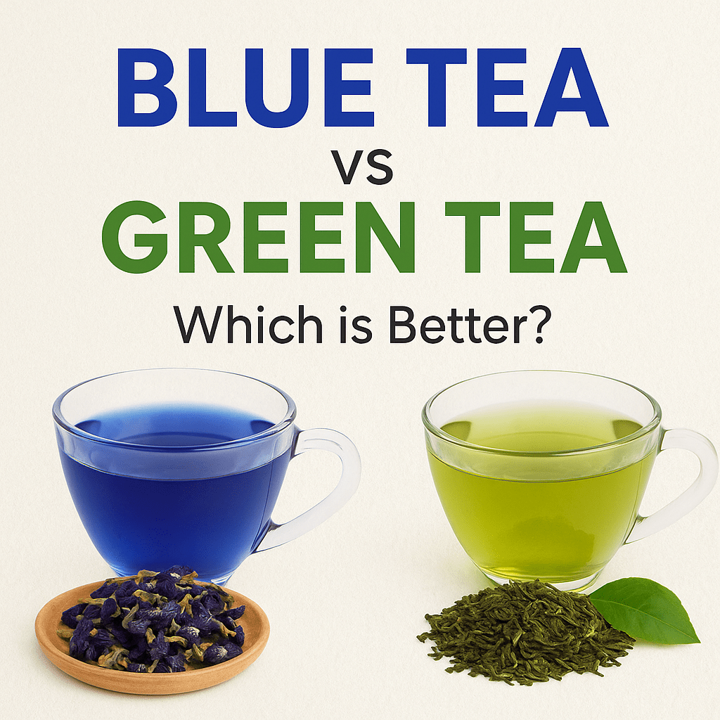 Blue Tea vs Green Tea: Which is Better for Health? - WarmHugs