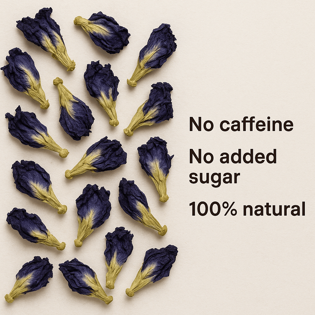 Butterfly Pea Blue Tea – Pure Flower Herbal Tea | WarmHugs - WarmHugs