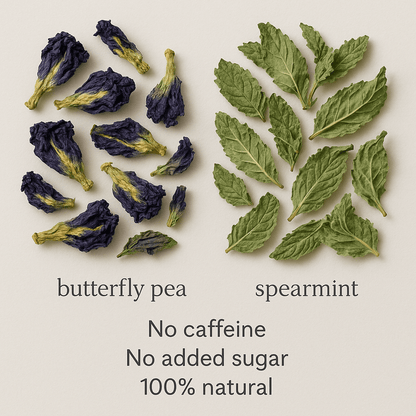 Spearmint Blue Tea – Refreshing Detox Herbal Blend | WarmHugs - WarmHugs